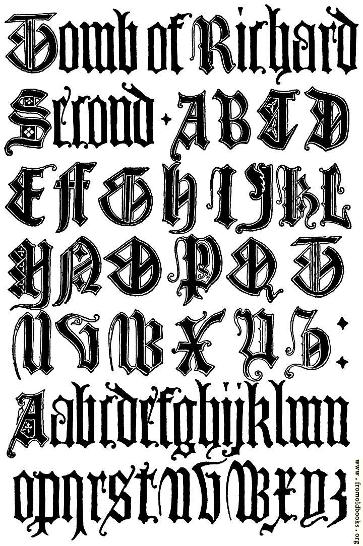 letter tattoo designs. Old English Lettering Tattoos