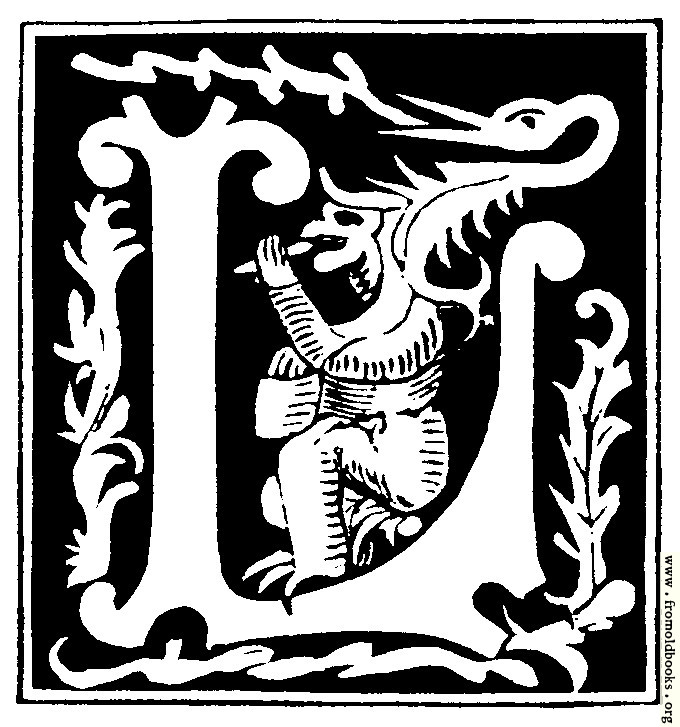 Decorative initial letter "L"