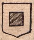 [shield with shaded square inset]
