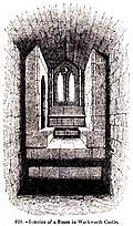 Interior of a Room in Warkworth Castle.