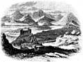 Harlech Castle viewed from a distance