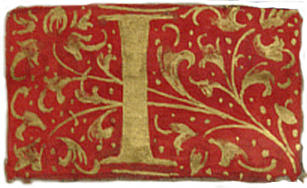 illuminated letter I
