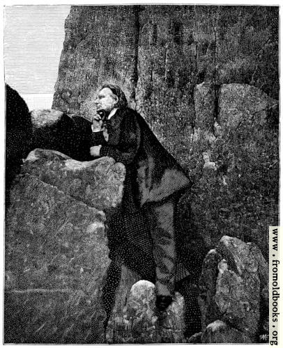 [Picture: Victor Hugo amongst the rocks at Jersey]