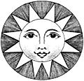 [Picture: Plate XLIII.—Astronomy.—Detail – Smiling Sun.]