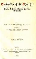 [Picture: Title Page: Andrews’ Curiosities]