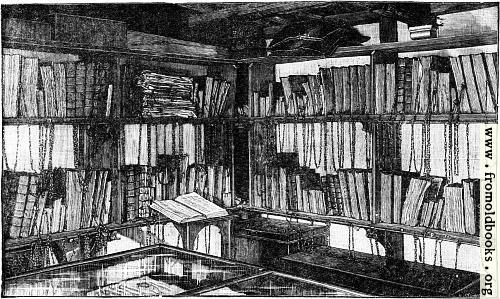 [Picture: Chained Library in Wimborne Minster.]