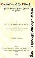 [picture: Title Page: Andrews' Curiosities]