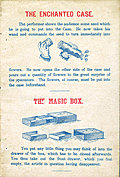 [Picture: Page 1: The Enchanted Case and The Magic Box.]