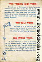 Page 3: The Famous Card Trick, The Ball Trick and The String Trick.