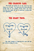 [Picture: Page 4: The Changing Card and The Heart Trick.]