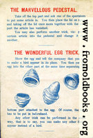 [picture: Page 2: The Marvelous Pedestal and The Wonderful Egg Trick.]