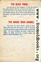 [picture: Page 4: The Bead Trick and The Magic Seed Barrel.]