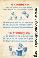 [picture: Page 6: The Vanishing Cup; The Mysterious Dice.]