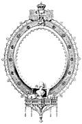 Oval or Elliptical Victorian Frame