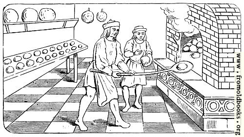 [Picture: Bakehouse of the Fifteenth Century]