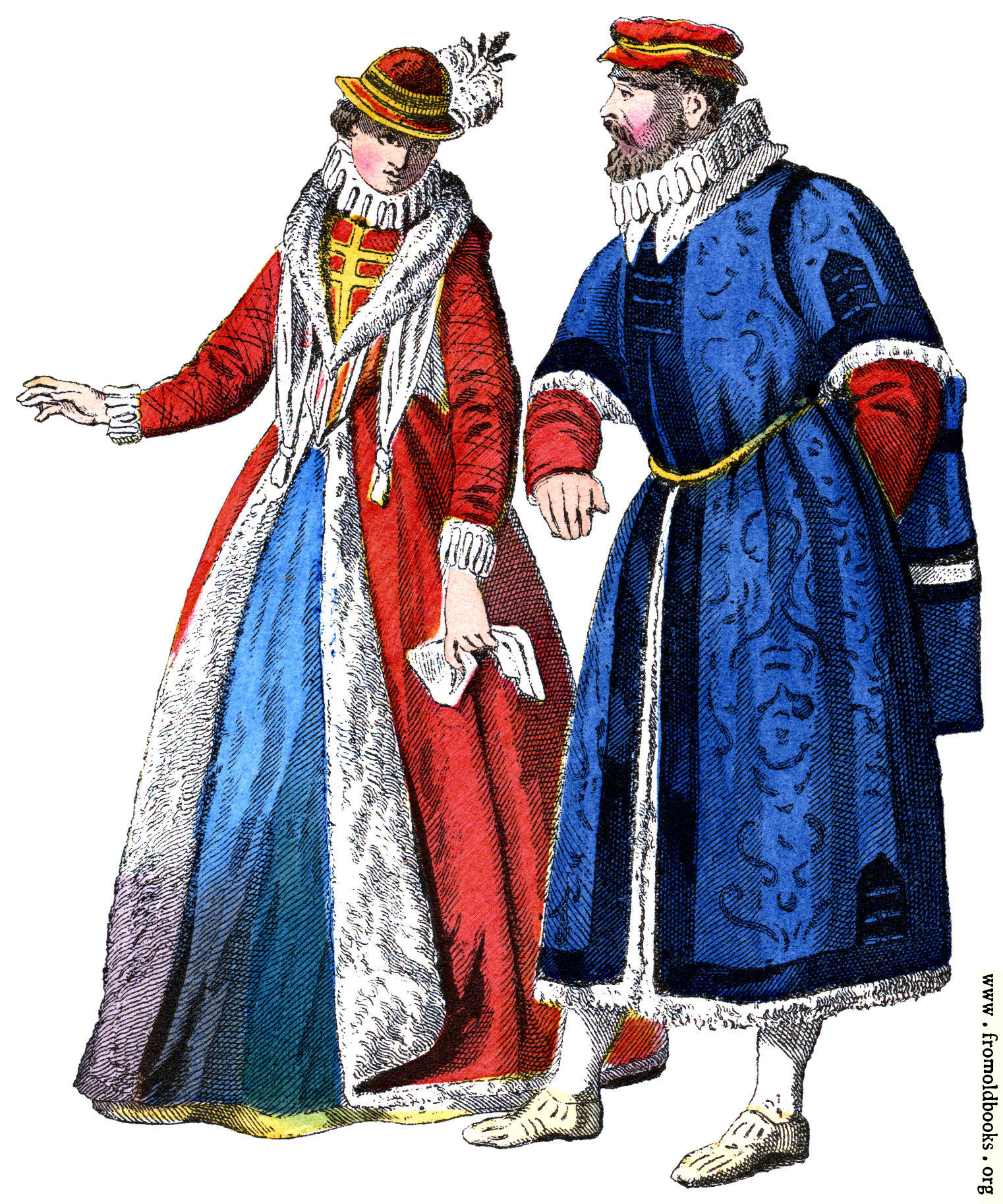 [Picture: Sixteenth-century noble couple]