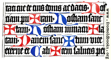 [picture: Specimen of the Würzburg Missal.  Written about 1470 or 1480.]