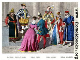 [picture: Costumes 1550--1580.]