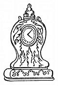 [Picture: Queen Anne Clock]