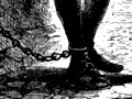 John Bunyan’s chained leg in prison