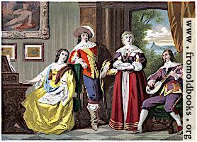 [picture: Cavalier Costumes, Time of Charles II. A.D. 1670.]