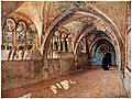 [Picture: Cloisters in Santa Scholastica, Subiaco]