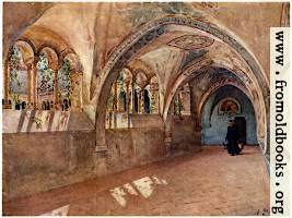 [picture: Cloisters in Santa Scholastica, Subiaco]