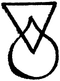 [Picture: Astrological symbols for Friday: Angelic Sigil for Anael]