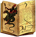 [Picture: Book of Spirits: detail: the Open Book]