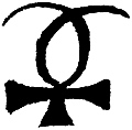 Astrological symbols for Wednesday: Planetary Sign for Mercury