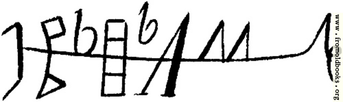 [picture: Astrological symbols for Monday: Angelic Sigil for Gabriel]