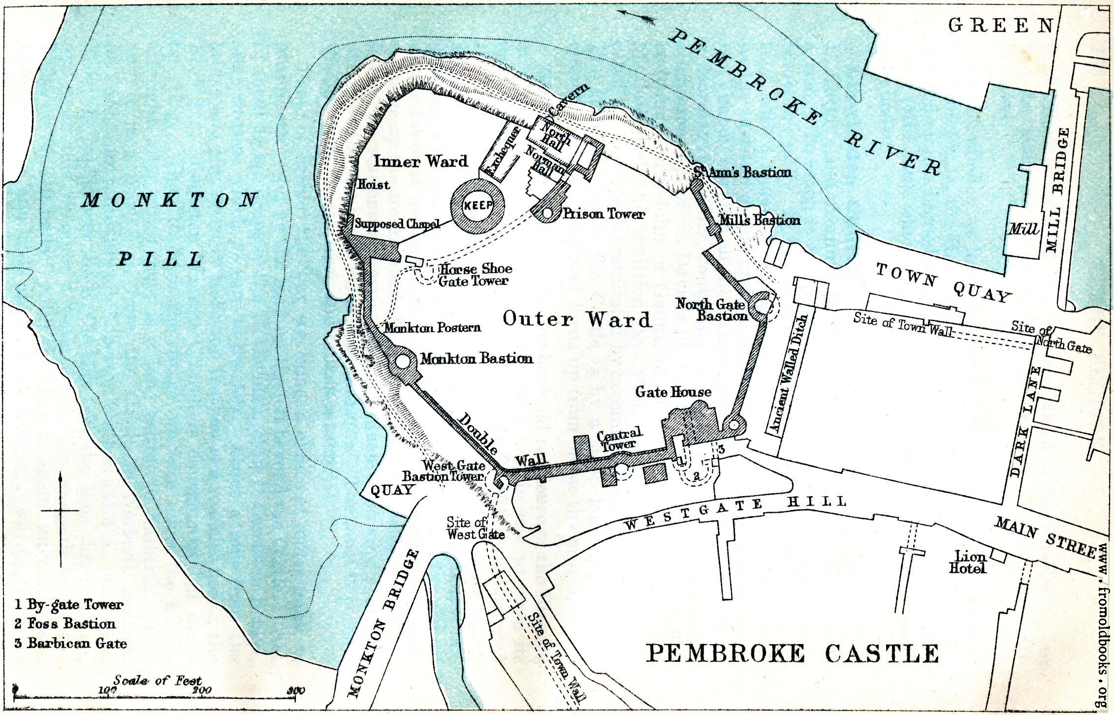 [Picture: Pembroke Castle (Plan)]
