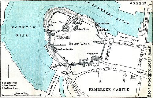 [Picture: Pembroke Castle (Plan)]