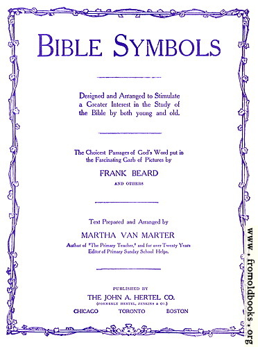 [Picture: Bible Symbols Title Page]