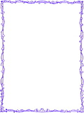 [Picture: Purple Victorian Vine-leaf Border]
