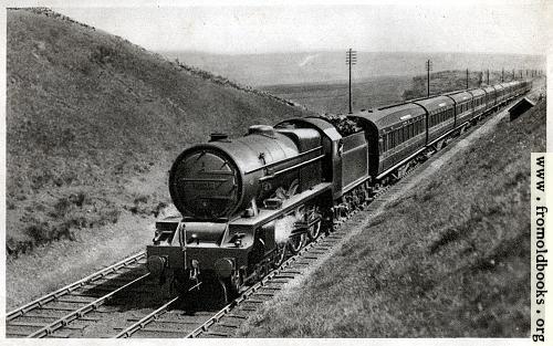 [Picture: 1.—“Royal Scot” train, near Shap summit, Engine No. 6134 “Samson”]