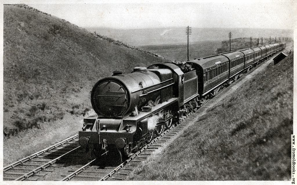 [Picture: 1.—“Royal Scot” train, near Shap summit, Engine No. 6134 “Samson”]