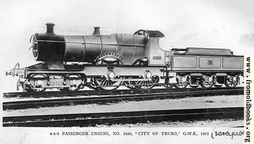 [Picture: 28.—4-4-0 Engine “City of Truro”]