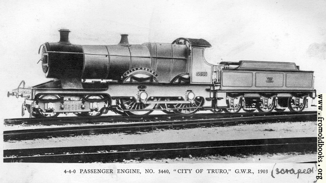 [Picture: 28.—4-4-0 Engine “City of Truro”]