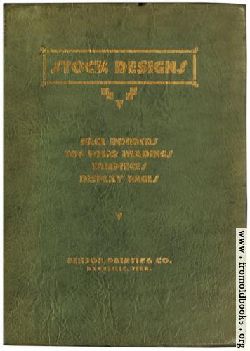 [Picture: Front Cover, Benson Stock Images]