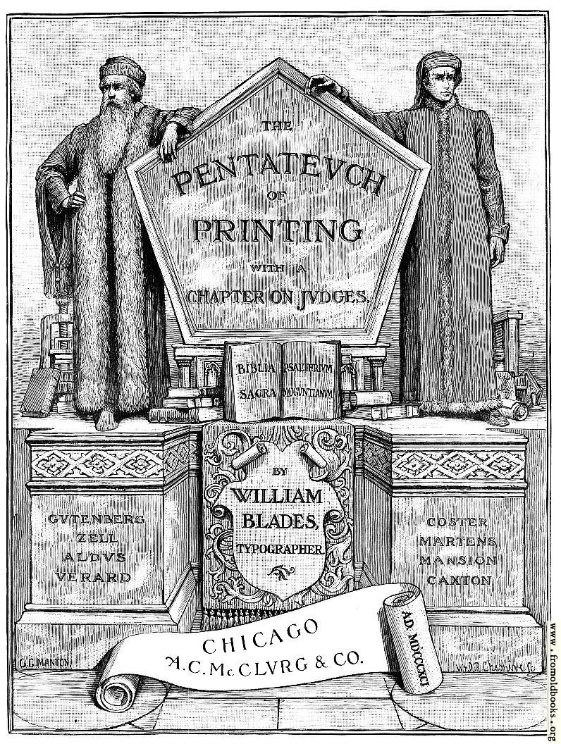 [Picture: Title Page, Pentateuch of Printing]