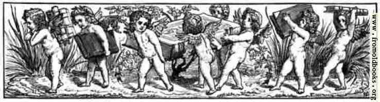 Cherubs carrying books