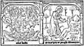 From the Biblia Pauperum. Block Book. 15th Century.