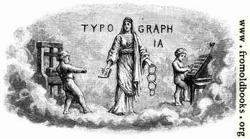 [picture: Typographia and cherubs setting type]