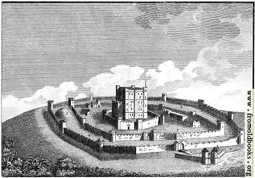 [Picture: The Mode in which Antient Castles were generally built. (version with no caption)]
