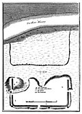 [Picture: Plan of Burgh Castle in Suffolk.]