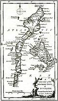 [Picture: Antique Eighteenth-Century Map of the Western Islesof Scotland]