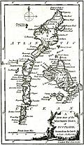 [Picture: Antique Eighteenth-Century Map of the Western Islesof Scotland]