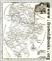 Antique Eighteenth-Century Map of Bedfordshire