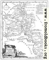 Antique Eighteenth-Century Map of Oxfordshire